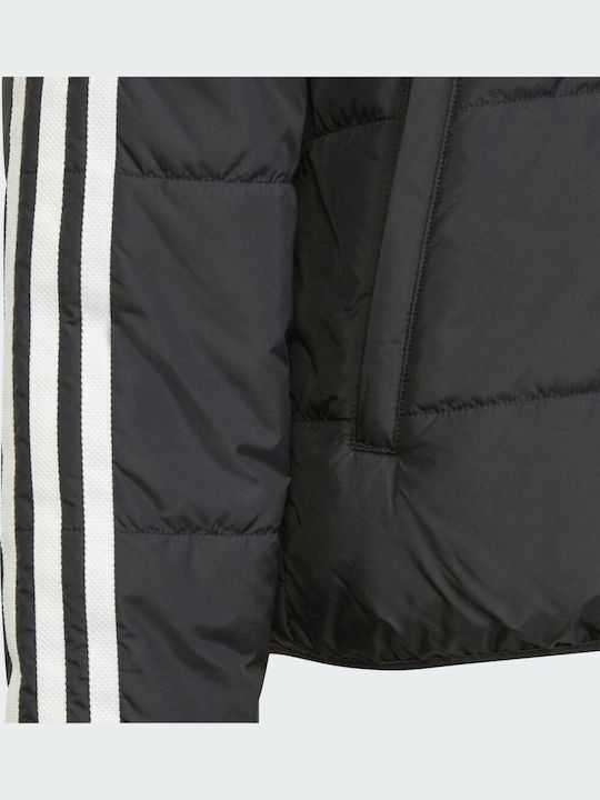 Kids' Sports Jacket Short with Hood Black Adicolor