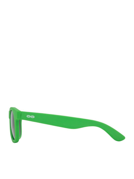iTooTi Square Kids Sunglasses Green for 3-6 Years
