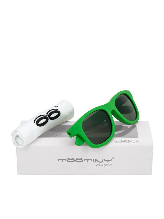 iTooTi Square Kids Sunglasses Green for 3-6 Years
