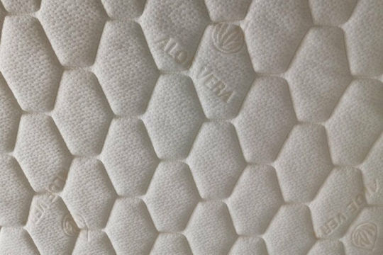 Strom Eco Mattress Topper Foam 5+ Aloe Vera Double Foam Infused with Aloe & Removable Cover 140x190x8cm