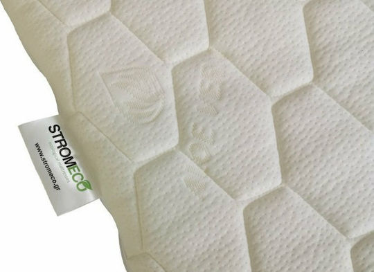 Strom Eco Ανώστρωμα Memory 5 + Aloe Vera Ημίδιπλο Memory Foam Eμποτισμένο με Αλόη & Αποσπώμενο Κάλυμμα 120x190εκ.