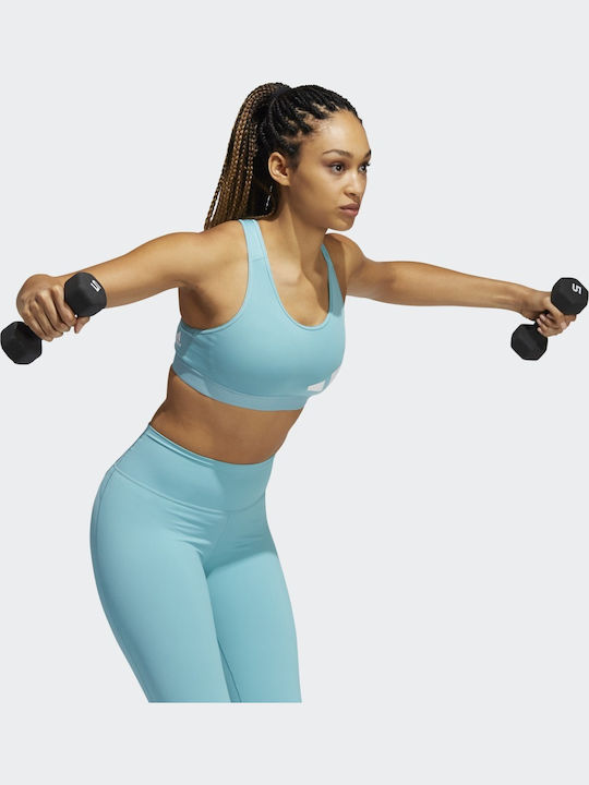 Believe This Women's Sports Bra with Removable Padding Turquoise