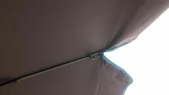 Hupa Mystic BlackOut Beach Umbrella Diameter 2m with UV Protection and Air Vent White