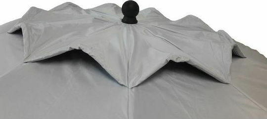 Hupa Mystic BlackOut Beach Umbrella Diameter 2m with UV Protection and Air Vent White