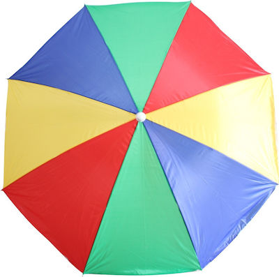 Muhler U5038 Foldable Beach Umbrella Diameter 1.6m Multicolor BU-150