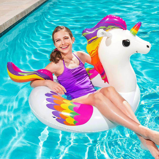 Intex Inflatable Float Sea Unicorn with Handles White 119x131cm