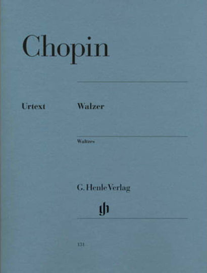 G. Henle Verlag Chopin Valzer Παρτιτούρα για Πιάνο