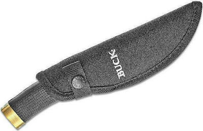 Buck Vanguard Knife Black with Blade made of Stainless Steel in Sheath