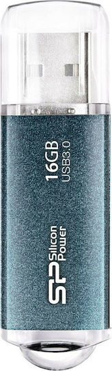 Silicon Power Marvel M01 16GB USB 3.0 Stick Μπλε