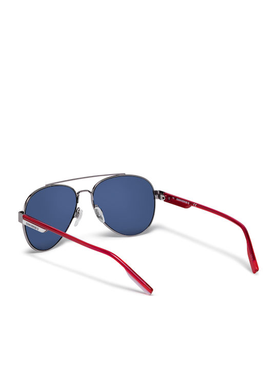 Converse Disrupt Men's Sunglasses with Silver Metal Frame and Blue Lens CV300S-069