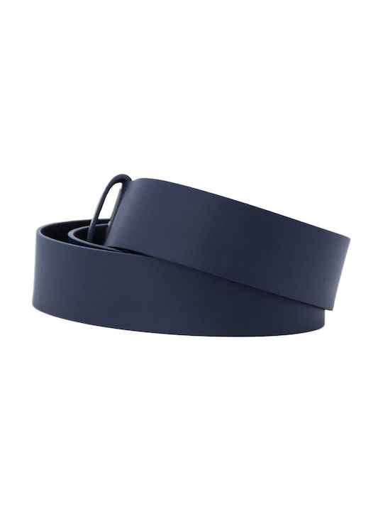 Levi's Wilton Men's Leather Wide Belt Navy Blue