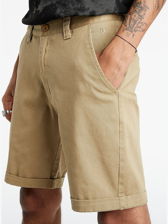Macks Ανδρική Βερμούδα Chino Μπεζ