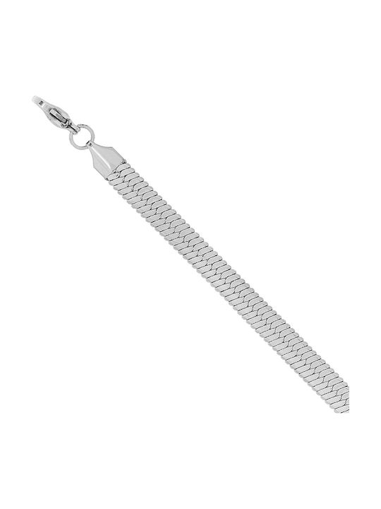 Visetti Damen Kette Hand Schlange aus Stahl Breit Dicke 6.3mm und Länge 19cm Visetti Damen Kette Hand Schlange aus Stahl Breit Dicke 6.3mm und Länge 19cm