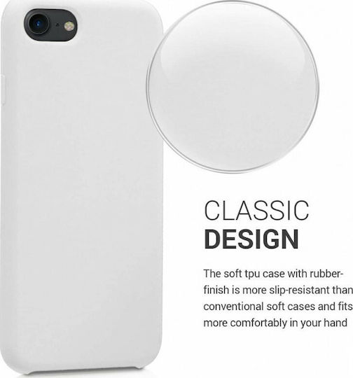 KWmobile Back Cover Silicone White (iPhone SE 2022/2020) 40225.02