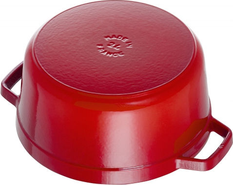 Staub Mini Cocotte Βαθιά Κατσαρόλα από Μαντέμι 2.2lt / 20cm Cherry