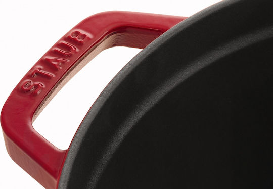 Staub Mini Cocotte Tiefer Topf aus Gusseisen 2.2Es / 20cm Cherry