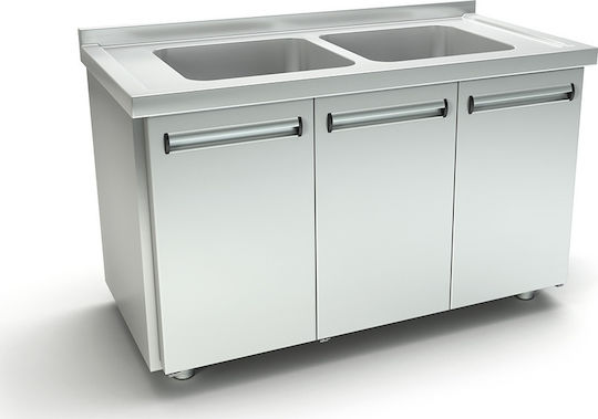 Inox Dobros Λάντζα Geschlossen Einzeln LANKL135A1G 135x70x87cm
