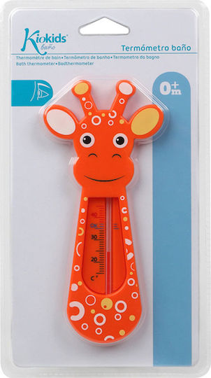 Kiokids Analogic Termometru de baie Giraffe 0°C până la 50°C Roșu 2288