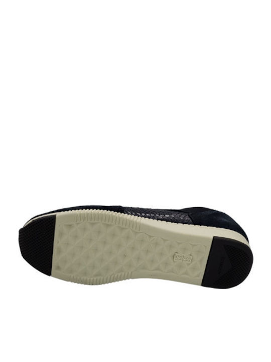 Nice Curves Anatomic Women's Slip-On Leather Navy Blue