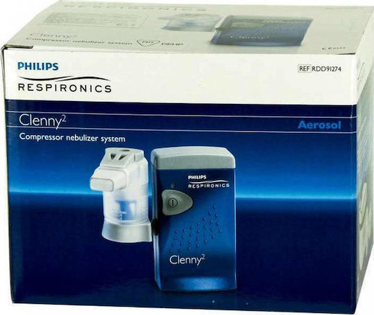 Philips Respironics Clenny 2 + Battery Portable Nebulizer Rechargeable RDD91277
