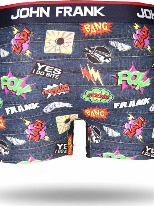 John Frank Bang Men's Boxer Multicolour with Patterns