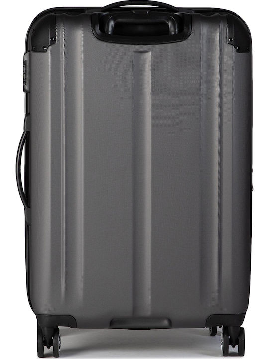 Travelite City 73048-04 Μεσαία Βαλίτσα Ταξιδίου Σκληρή Γκρι με 4 Ρόδες Ύψους 68εκ.