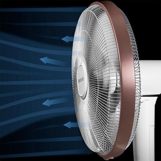 Cecotec Energy Silence 1030 Smart Extreme Ventilator Sockel 28W Lüfterdurchmesser 40cm mit Fernbedienung Weiß