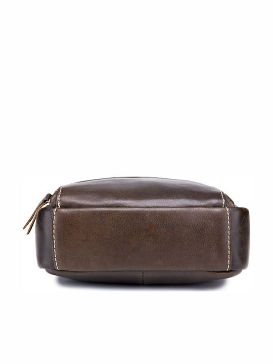Leather Men's Bag Shoulder / Crossbody Brown