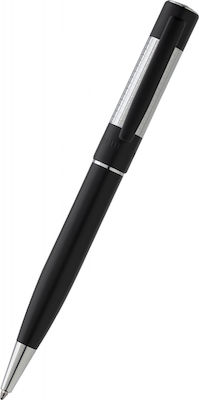 Cerruti Στυλό Ballpoint με Μπλε Mελάνι Albion Black