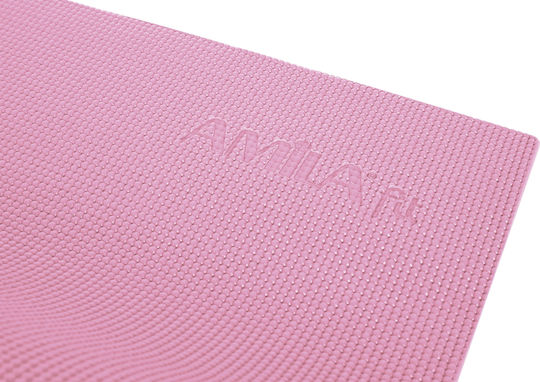 AMILA Στρώμα Γυμναστικής Yoga Ροζ (173x61x0.4cm)