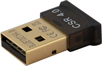 Savio BT-040 USB Bluetooth 4.0 Adapter με Εμβέλεια 50m