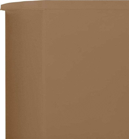 vidaXL Fabric Fence Panel in Brown Color 80cm x 6.0m