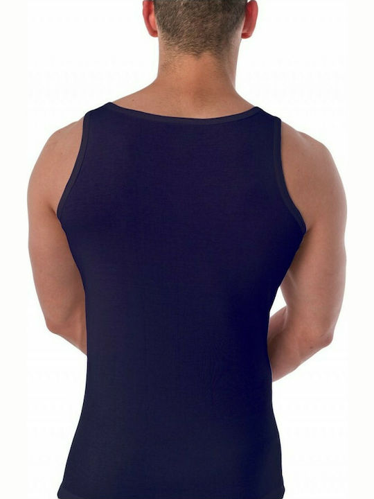 Lord 115 Men's Sleeveless Undershirt Navy Blue