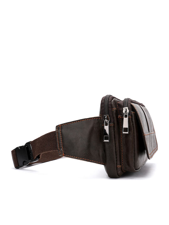 Magazin online pentru bărbați Piele Bum Bag pentru Talie Maro
