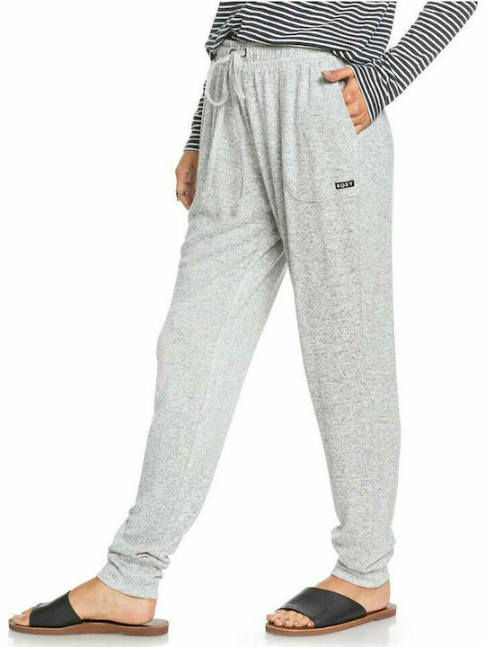 Pantaloni de trening pentru femei cu cauciuc Gri