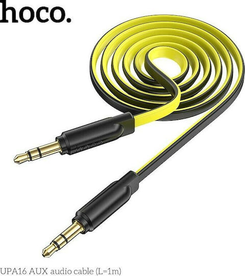 Hoco 3.5mm male - 3.5mm male Cable Yelow 1m (UPA16)