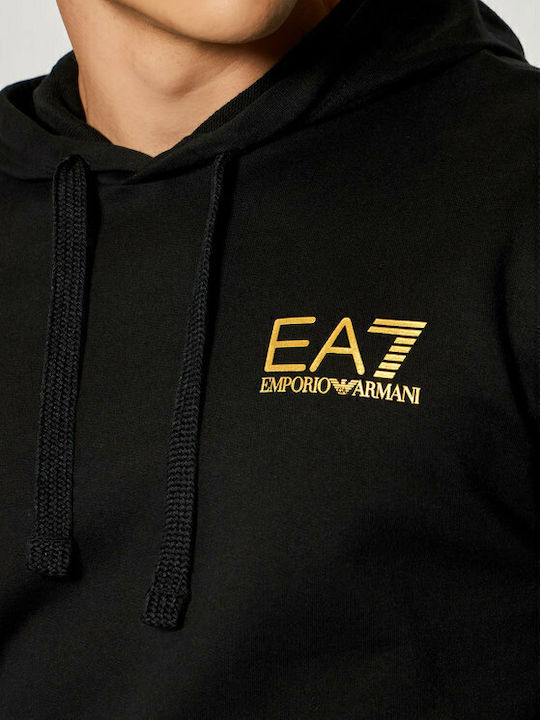 Sweatshirt with Hood Black