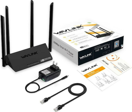 Wavlink ARK 4 N300 Ασύρματο Router με 2 Θύρες