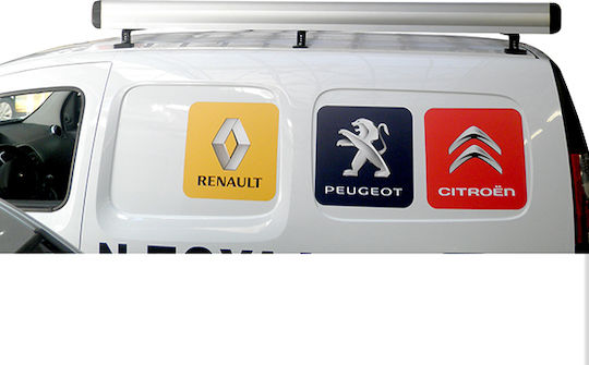 Cam Car Roof Rack for Renault Kangoo 3τμχ (Set with Legs)