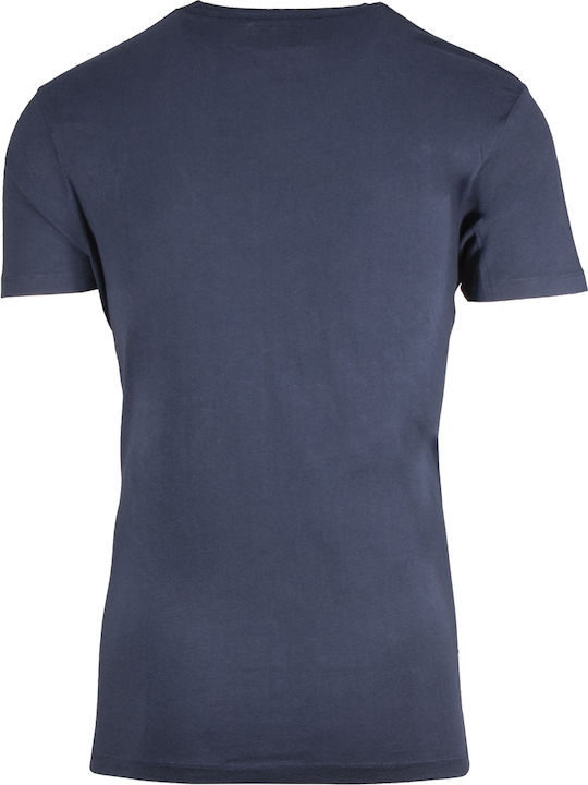 Garage Fifty5 Herren Kurzarmshirt Polo Marineblau