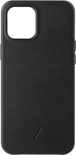 Native Union Back Cover Leather Black (iPhone 12 Pro Max)