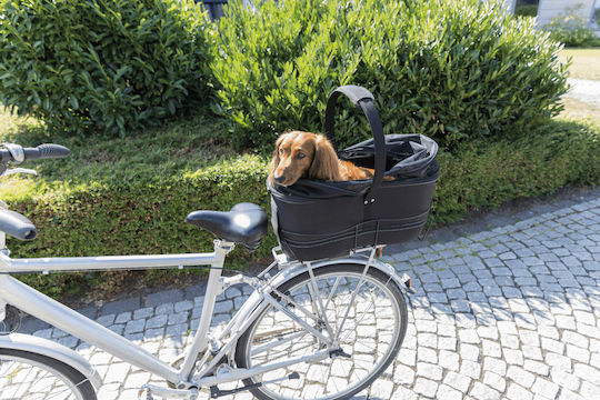 Trixie Dog Carrying Black Basket for 8kg Pets L29xW60xH49cm