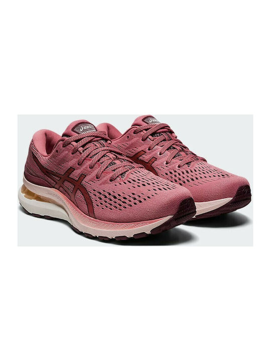 Gel-Kayano 28 Damen Sportschuhe Laufen Smokey Rose / Deep Mars