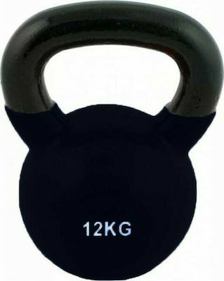 Liga Sport Kettlebell Βινυλίου 12kg Μαύρο