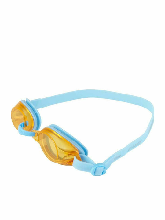 Speedo Jet Γυαλιά Κολύμβησης Παιδικά με Αντιθαμβωτικούς Φακούς Μπλε Μπλε/Πορτοκαλί