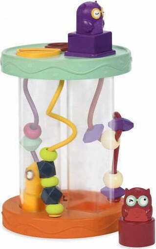B.Toys Maze Sorting Toy with 3 Owls with Sounds for 10++ Months