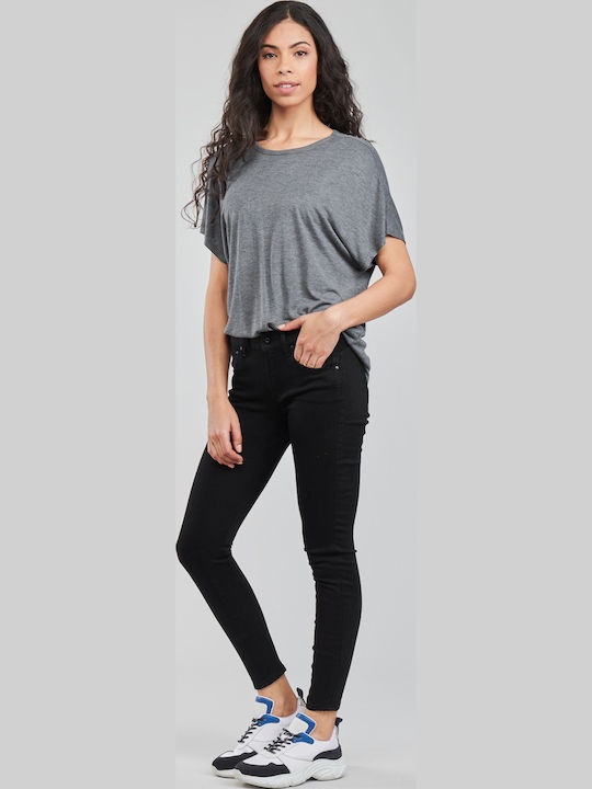 Arc 3D Γυναικείο Jean Παντελόνι Mid Rise σε Skinny Εφαρμογή Μαύρο