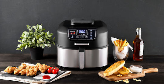 MasterPro Smokeless Grill Мултикукър 1760W с Капацитет 5.6лт Черен