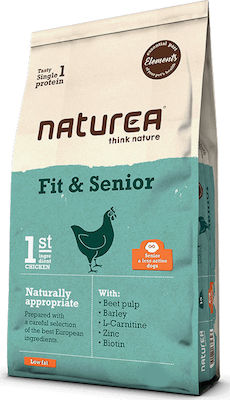 Naturea Elements Fit & Senior 2kg Trockenfutter Diät für ältere Hunde mit Huhn