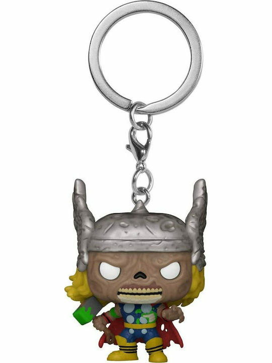 Funko Pocket Pop! Keychain Marvel: Zombie Thor Bobble-Head